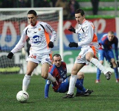 Caen - Laval sous la neige