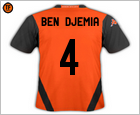 Maillot Selim BEN DJEMIA saison 2014-2015