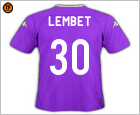 Maillot Geoffrey LEMBET saison 2017-2018